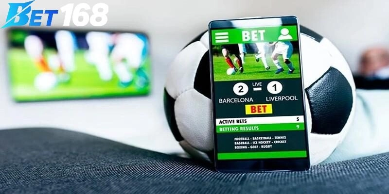 Giao diện app cá độ bóng đá trực quan